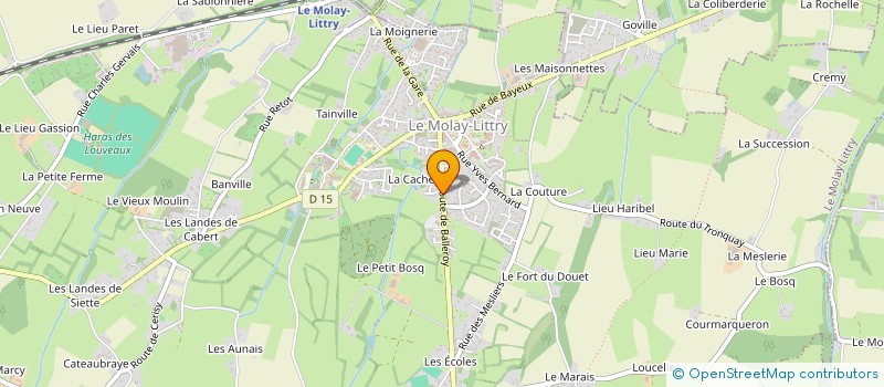 localisation de l'entreprise LE CADDIE SAINT JEAN à LE MOLAY-LITTRY