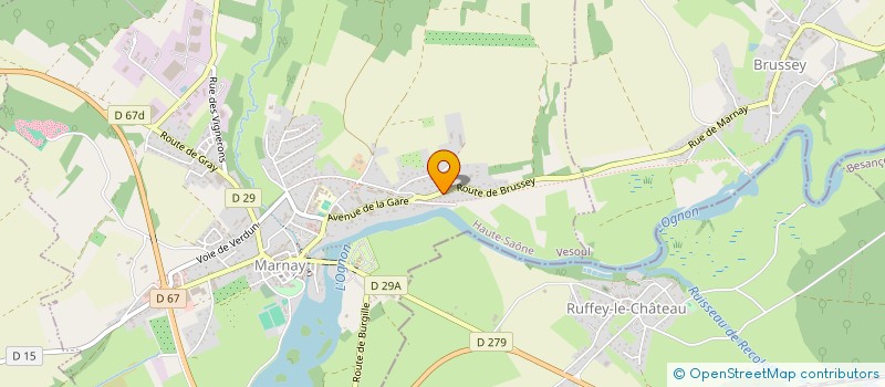 localisation de l'entreprise LE CADDIE SOLIDAIRE  MARNAY