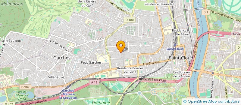 localisation de l'entreprise LE CADEAU FRANCAIS à SAINT-CLOUD