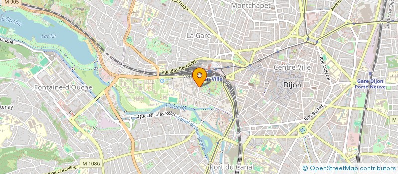 localisation de l'entreprise LE CADO (CONSEILS ACCOMPAGNEMENTS DOULEURS) à DIJON