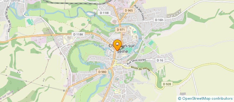 localisation de l'entreprise LE CADRAN  CHATILLON-SUR-SEINE