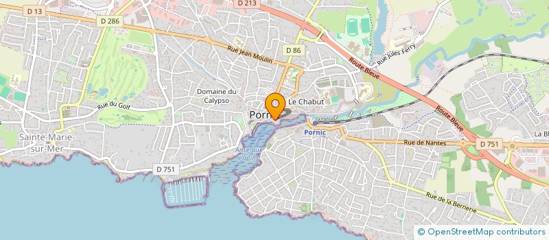 localisation de l'entreprise LE CADRAN à PORNIC