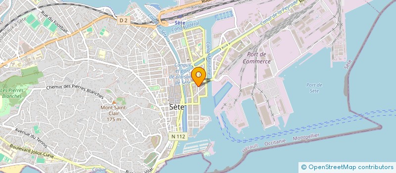 localisation de l'entreprise LE CADRAN SOLAIRE à SETE