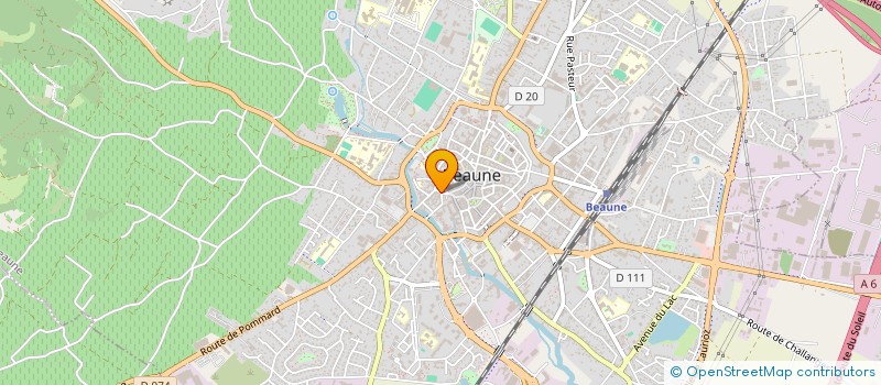localisation de l'entreprise LE CADRAN SOLAIRE à BEAUNE