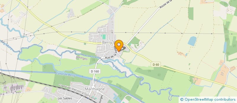 localisation de l'entreprise LE CADRE A L'EQUERRE  BERRY-BOUY