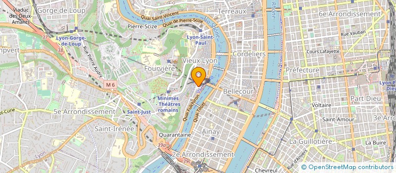 localisation de l'entreprise LE CADRE CONTEMPORAIN à LYON