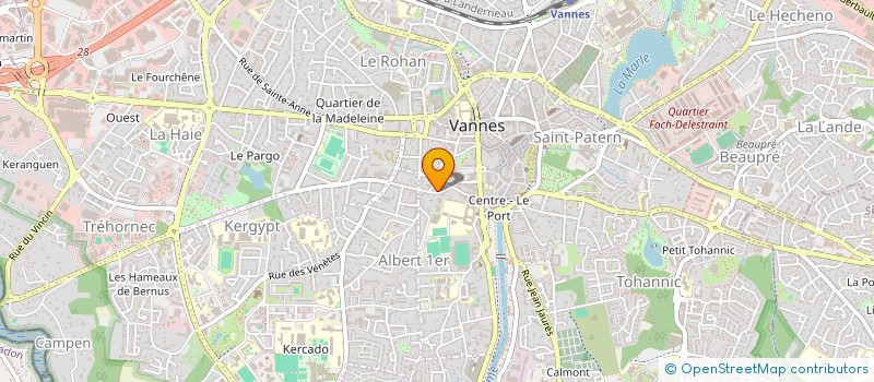 localisation de l'entreprise LE CADRE INVEST à VANNES