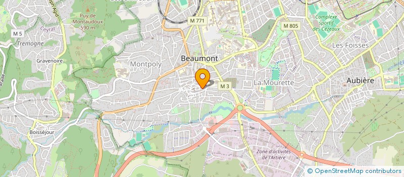 localisation de l'entreprise LE CADRE NOIR à BEAUMONT