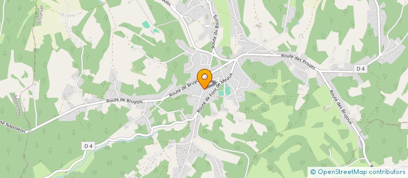 localisation de l'entreprise LE CADRE VERT  COURSAC