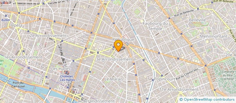 localisation de l'entreprise LE CADRILEGE à PARIS