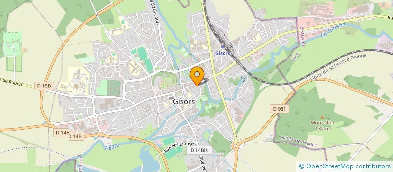 localisation de l'entreprise LE CADUCEE à GISORS
