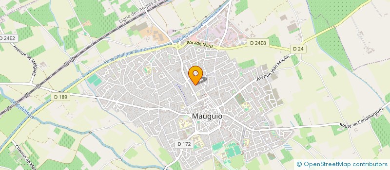 localisation de l'entreprise LE CADUCEE  MAUGUIO