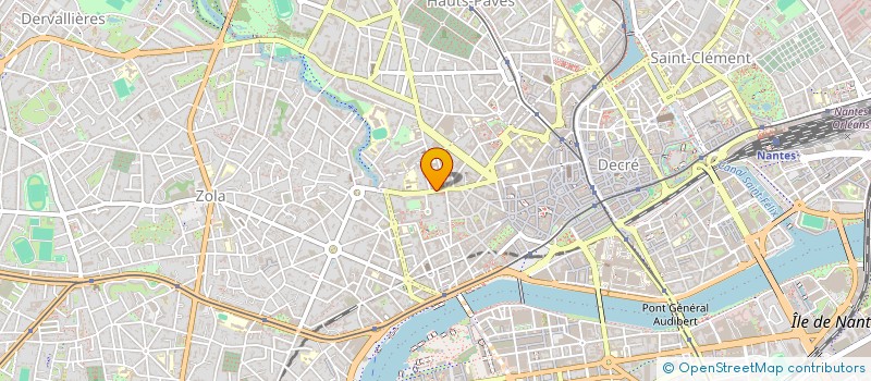 localisation de l'entreprise LE CADUCEE à NANTES