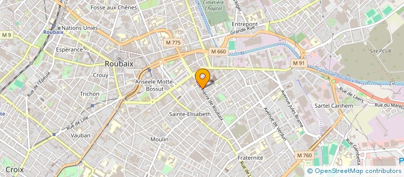 localisation de l'entreprise LE CADUCEE  ROUBAIX