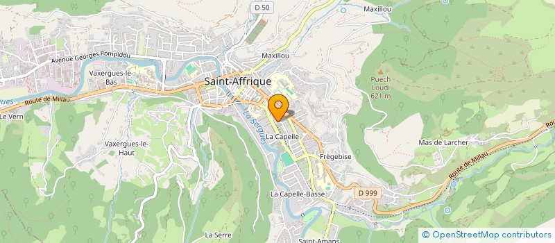 localisation de l'entreprise LE CADUCEE à SAINT-AFFRIQUE