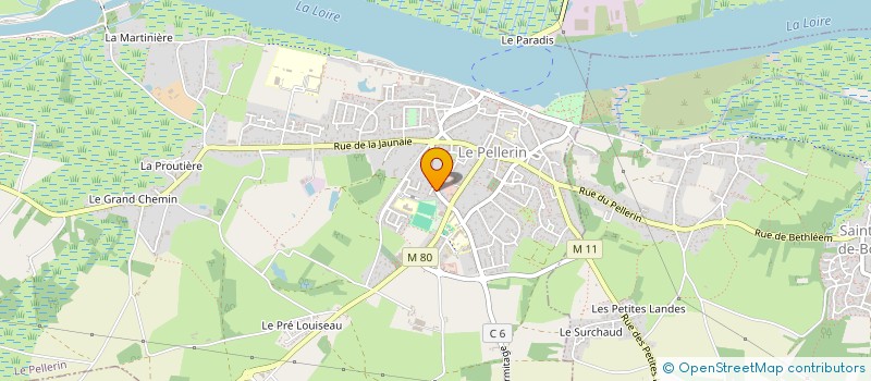 localisation de l'entreprise LE CADUCEE  LE PELLERIN