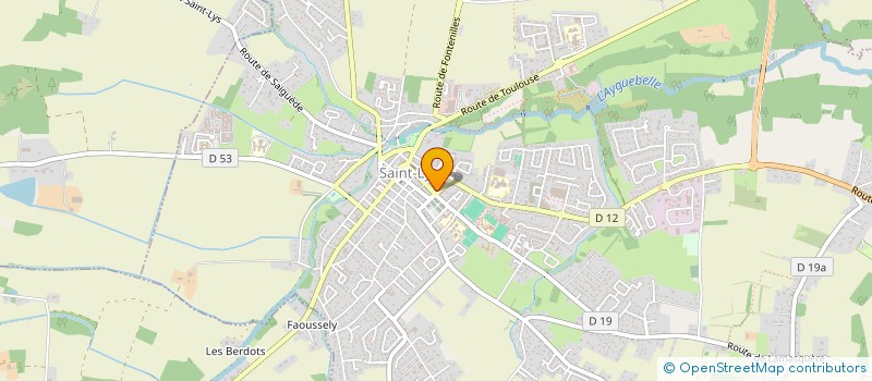 localisation de l'entreprise LE CADUCEE DU LANGUEDOC  SAINT-LYS