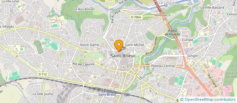 localisation de l'entreprise LE CAER STEPHANIE à SAINT-BRIEUC