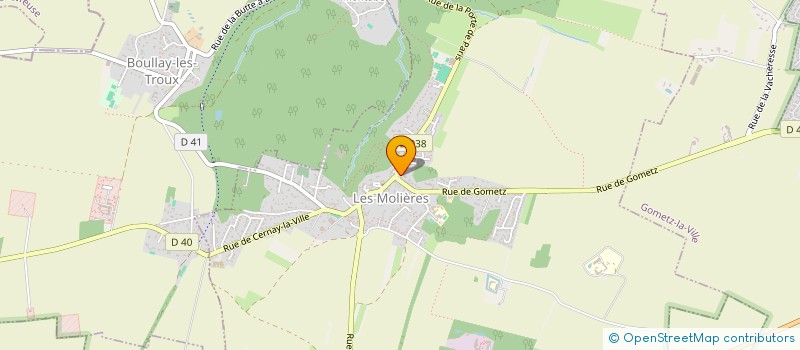 localisation de l'entreprise LE CAFCONC  LES MOLIERES