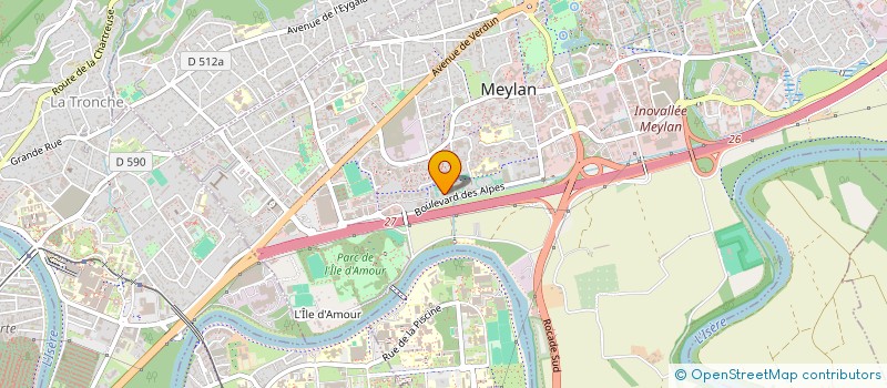 localisation de l'entreprise LE CAFE à MEYLAN