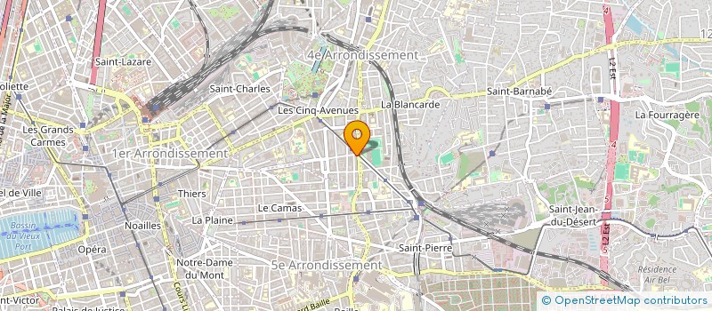 localisation de l'entreprise LE CAFE à MARSEILLE 4EME