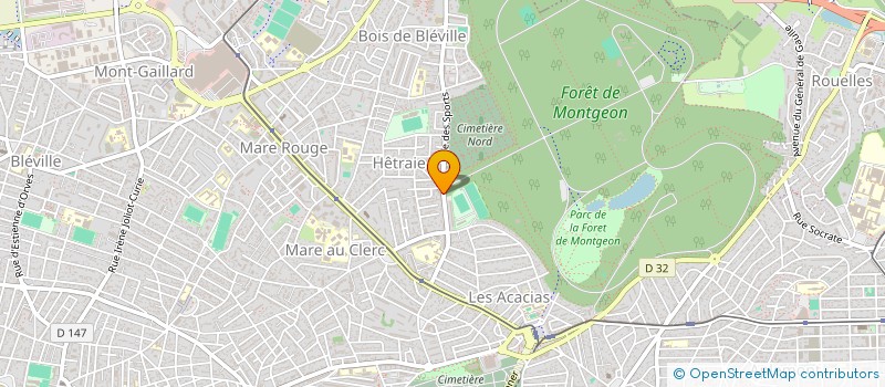 localisation de l'entreprise LE CAFE AU BOIS à LE HAVRE