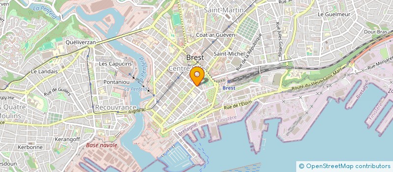 localisation de l'entreprise LE CAFE CERAMIQUE BREST à BREST