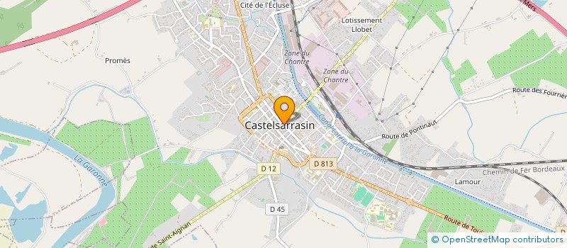 localisation de l'entreprise LE CAFE CHAUD à CASTELSARRASIN
