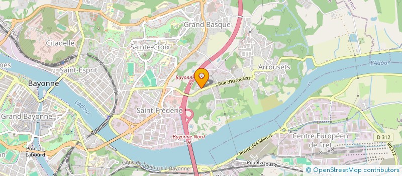 localisation de l'entreprise LE CAFE CLIC à BAYONNE