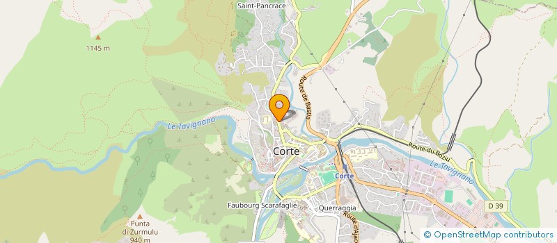 localisation de l'entreprise LE CAFE DE FRANCE à CORTE