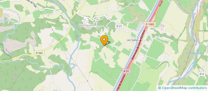 localisation de l'entreprise LE CAFE DE LA GARE à LARAGNE-MONTEGLIN