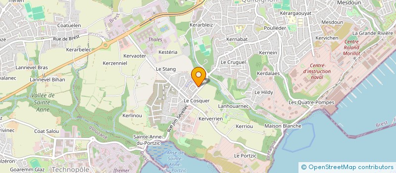 localisation de l'entreprise LE CAFE DE LA POSTE à BREST