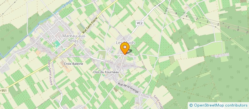 localisation de l'entreprise LE CAFE DE PERRINE à MAREAU-AUX-PRES