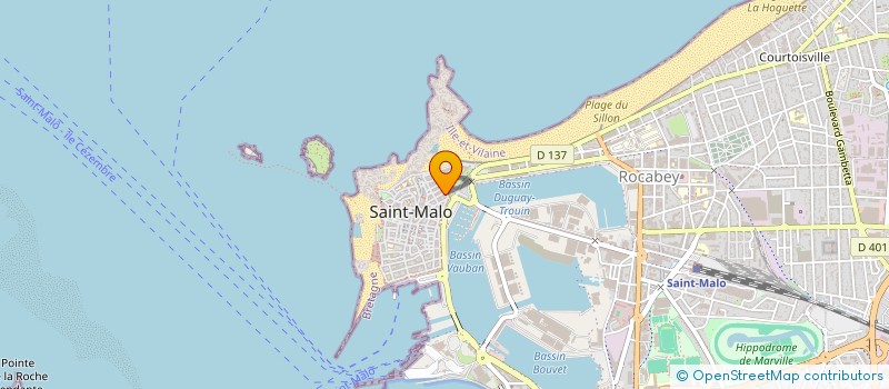 localisation de l'entreprise LE CAFE DE ST MALO à SAINT-MALO