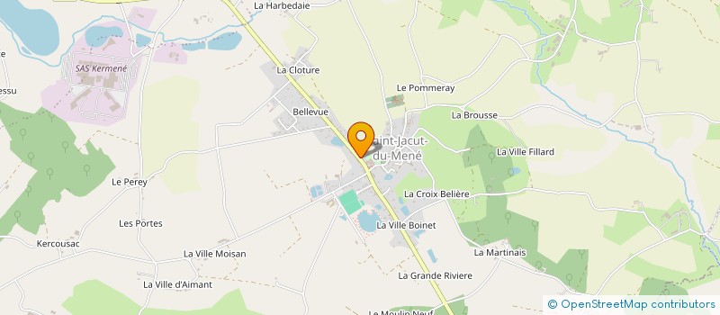 localisation de l'entreprise LE CAFE DES AMIS à LE MENE