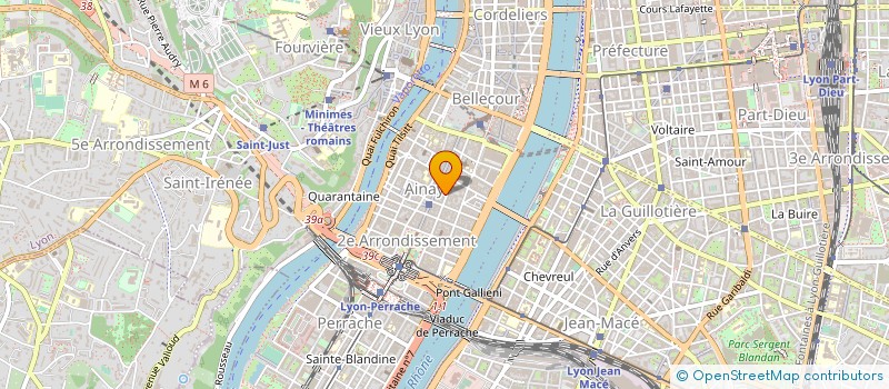 localisation de l'entreprise LE CAFE DES ANTIQUAIRES à LYON