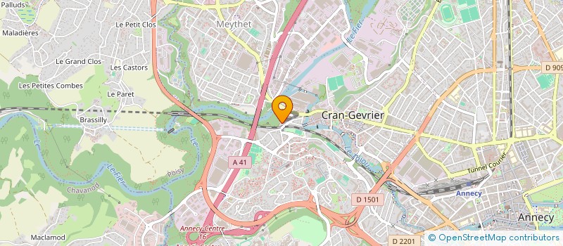 localisation de l'entreprise LE CAFE DES AUDACIEUSES à ANNECY