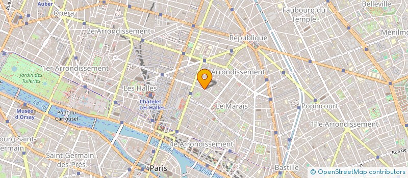 localisation de l'entreprise LE CAFE DES CHATS - PARIS - SARL  PARIS