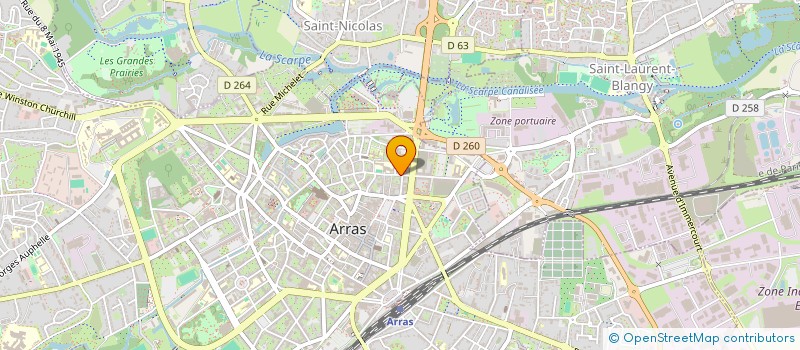 localisation de l'entreprise LE CAFE DES ENFANTS D ARRAS à ARRAS
