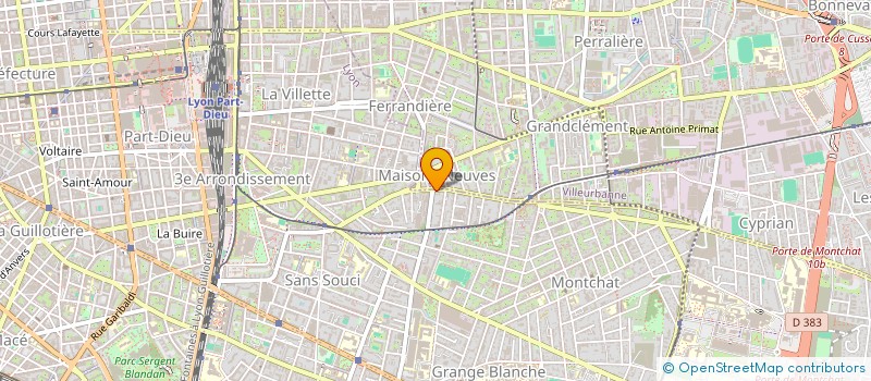 localisation de l'entreprise LE CAFE DES POETES  LYON