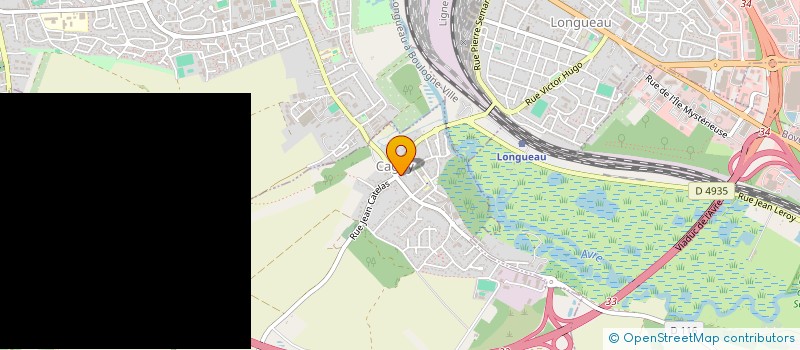 localisation de l'entreprise LE CAFE DES RACINES  CAGNY