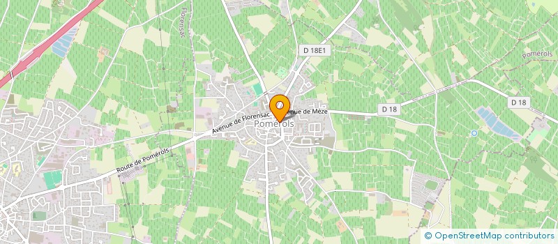 localisation de l'entreprise LE CAFE DES SPORTS  POMEROLS