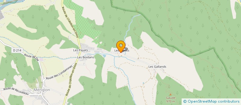 localisation de l'entreprise LE CAFE DES VOYAGEURS  SAINT-ROMAN