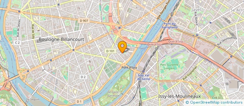 localisation de l'entreprise LE CAFE DU BOIS à BOULOGNE-BILLANCOURT
