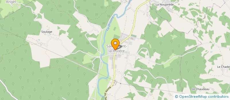 localisation de l'entreprise LE CAFE DU CLOCHET  SAINT-FRONT-LA-RIVIERE