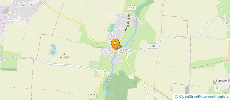 localisation de l'entreprise LE CAFE DU COIN  BRACHY