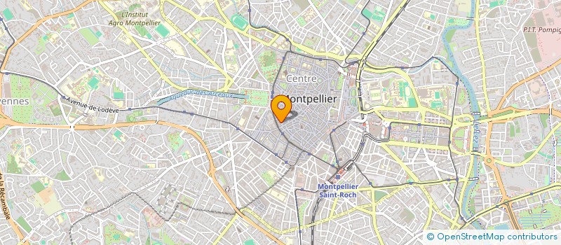 localisation de l'entreprise LE CAFE DU COMPTOIR à MONTPELLIER