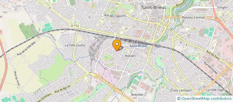 localisation de l'entreprise LE CAFE DU DIMANCHE à SAINT-BRIEUC