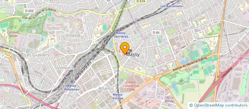localisation de l'entreprise LE CAFE DU MARCHE à MASSY