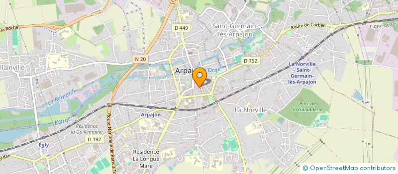localisation de l'entreprise LE CAFE DU MARCHE à ARPAJON